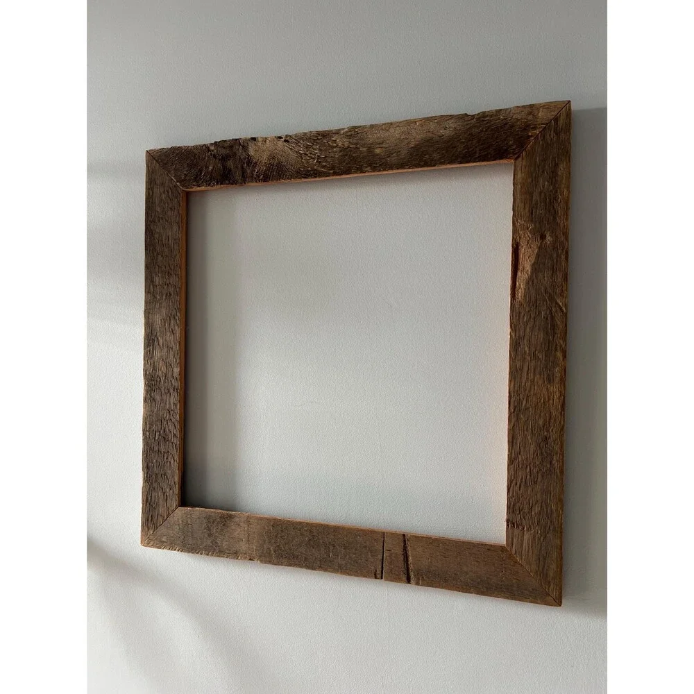 Vintage 16 x 16 Primitive Wood Frame